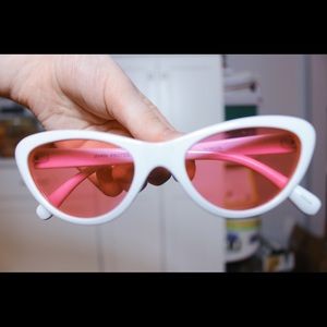 pink cat eye sunglasses